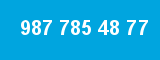 987 785 48 77 987 785 48 77